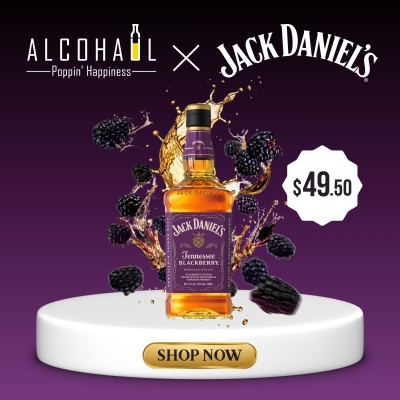 Jack Daniel's Tennessee Blackberry, 35% whisky bottle